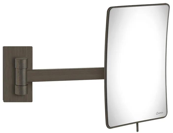 Καθρέπτης Μεγεθυντικός Επτοίχιος Μεγέθυνση x3 Dark Bronze Mat Sanco Cosmetic Mirrors MR-305-DM25