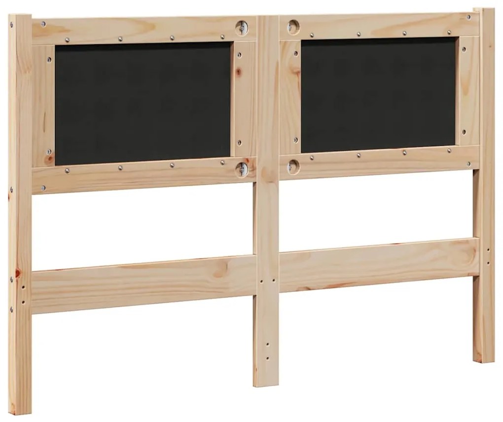 vidaXL Κεφαλάρι Άλλο Καφέ 135 cm Μασίφ ξύλο πεύκου