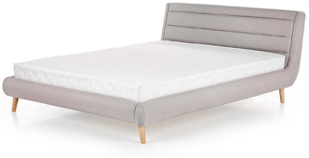 ELANDA 160 bed, color: light grey DIOMMI V-CH-ELANDA_160-LOZ-J.POPIEL