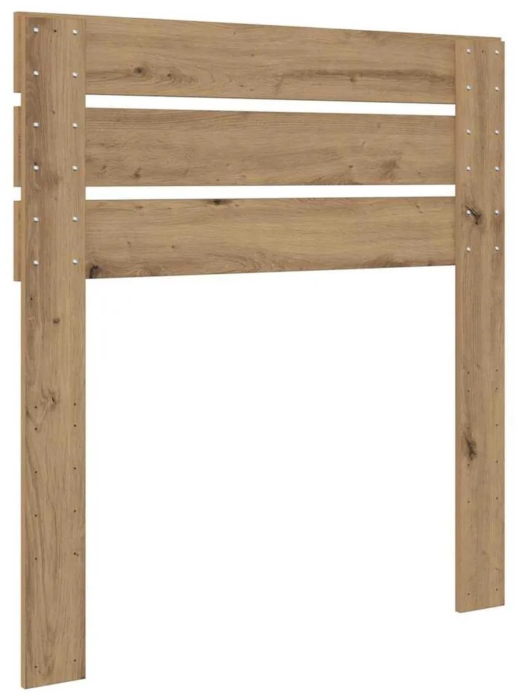 vidaXL Κεφαλάρι με κεφαλάρι Artisan Oak 100 cm Επεξεργασμένο ξύλο