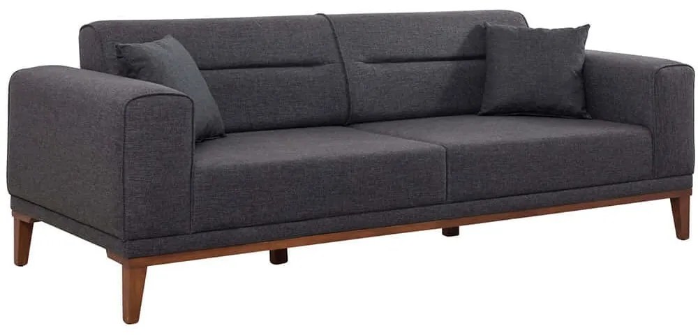 Καναπές - Κρεβάτι Τριθέσιος Liones 867UNQ1364 223x94x82cm Anthracite