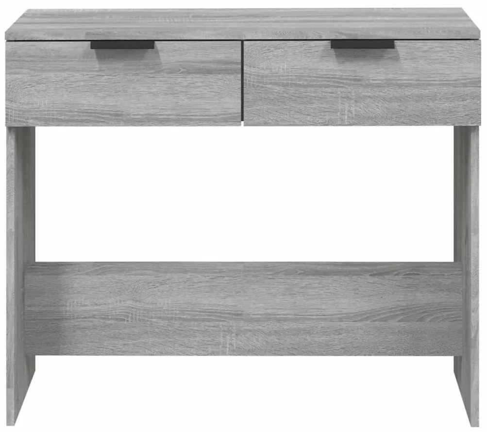 vidaXL Τραπέζι Κονσόλα Γκρι Sonoma 90x36x75 εκ. Επεξεργασμένο Ξύλο