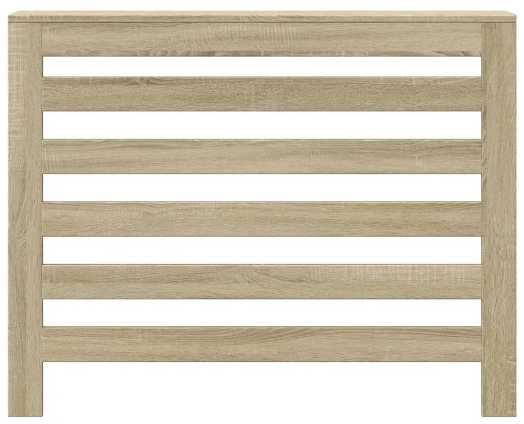 vidaXL Κάλυμμα Καλοριφέρ Sonoma Δρυς 104x20x82 εκ. Επεξεργασμένο Ξύλο