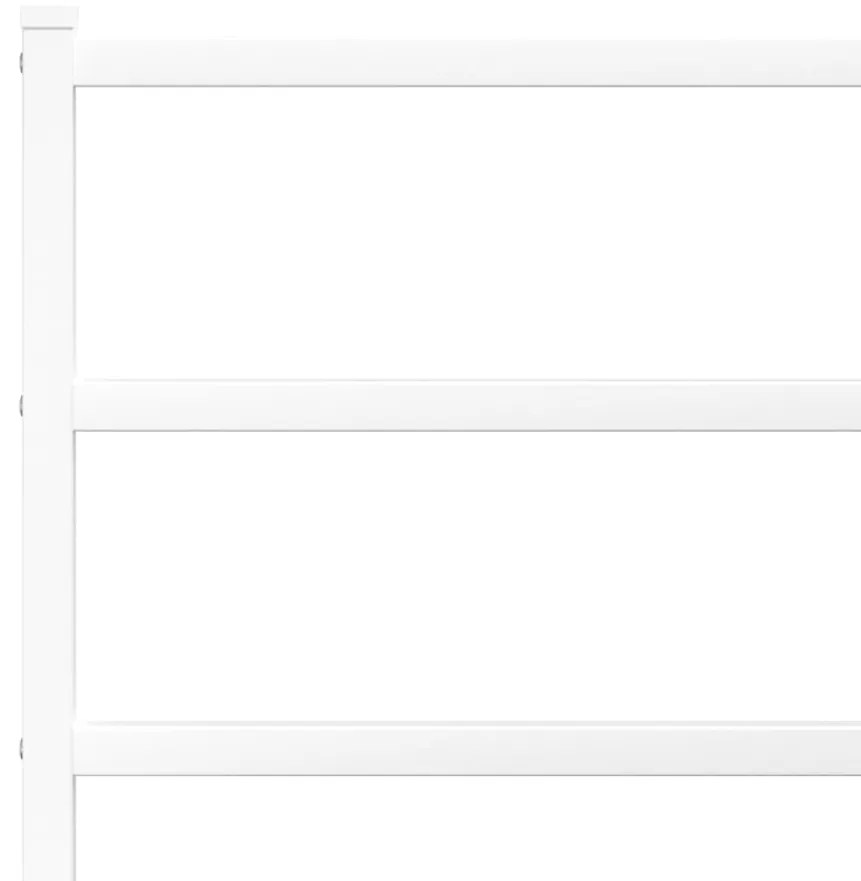 Πλαίσιο Κρεβατιού με Κεφαλάρι Λευκό 80 x 200 εκ. Μεταλλικό - Λευκό