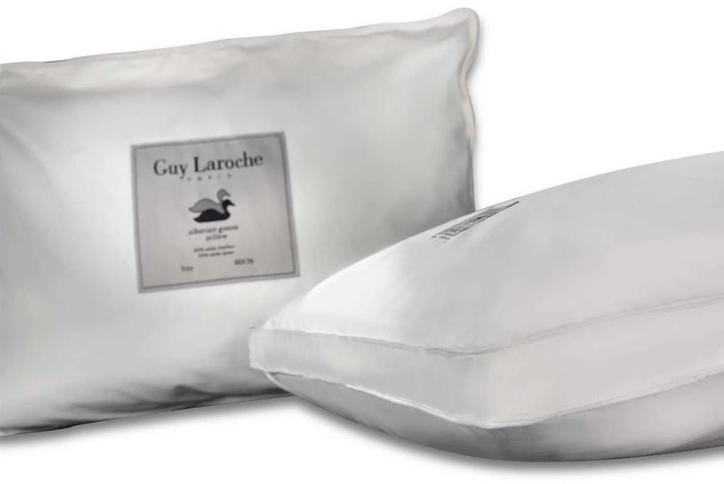 Μαξιλάρι Ύπνου Πουπουλένιο New Gl. White Guy Laroche 50Χ70 Πούπουλο-Φτερό