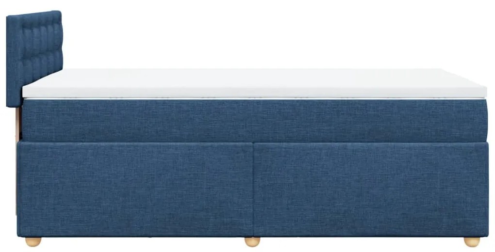 ΚΡΕΒΑΤΙ BOXSPRING ΜΕ ΣΤΡΩΜΑ ΜΠΛΕ 90X200 ΕΚ.ΥΦΑΣΜΑΤΙΝΟ 3288883