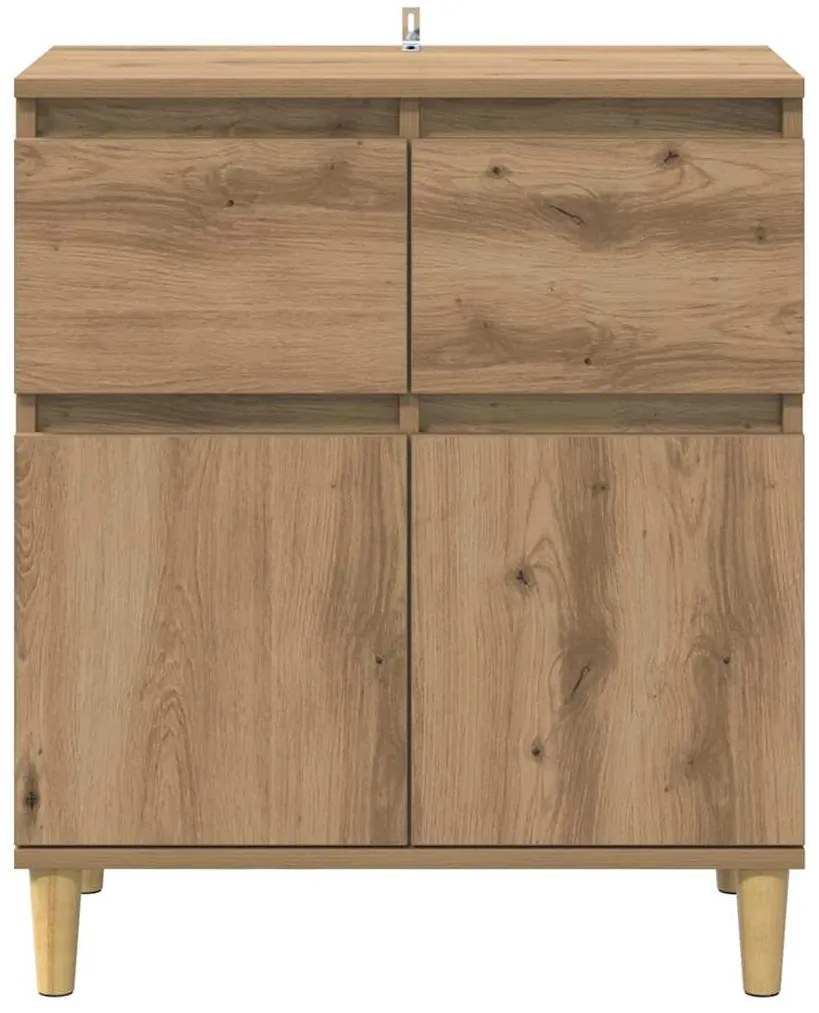 vidaXL Πλαϊνό γραφείο Artisan Oak 60 x 35 x 70 cm Επεξεργασμένο ξύλο
