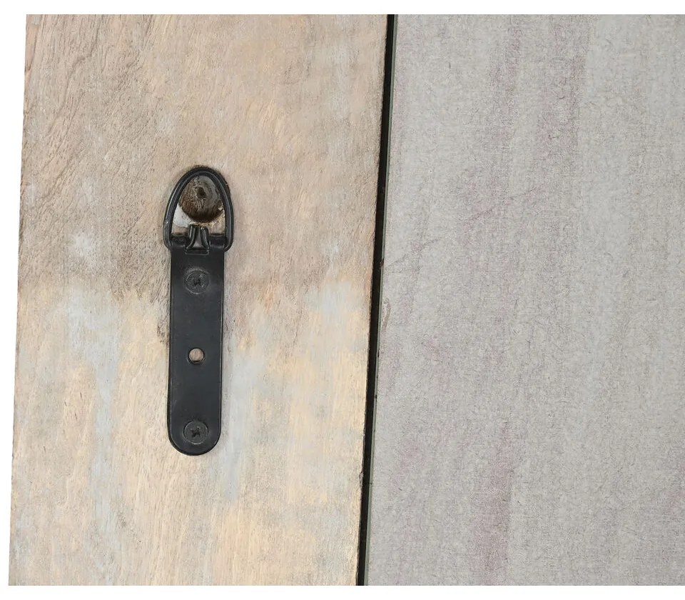 Τοίχο καθρέφτη DKD Home Decor Καφέ Φυσικό Ινδός 76,5 x 3 x 122 cm