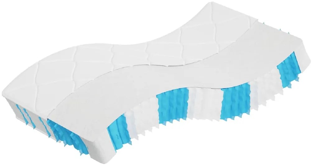 vidaXL Στρώμα με Pocket Springs Μεσαία Σκληρότητα 70x200 εκ.