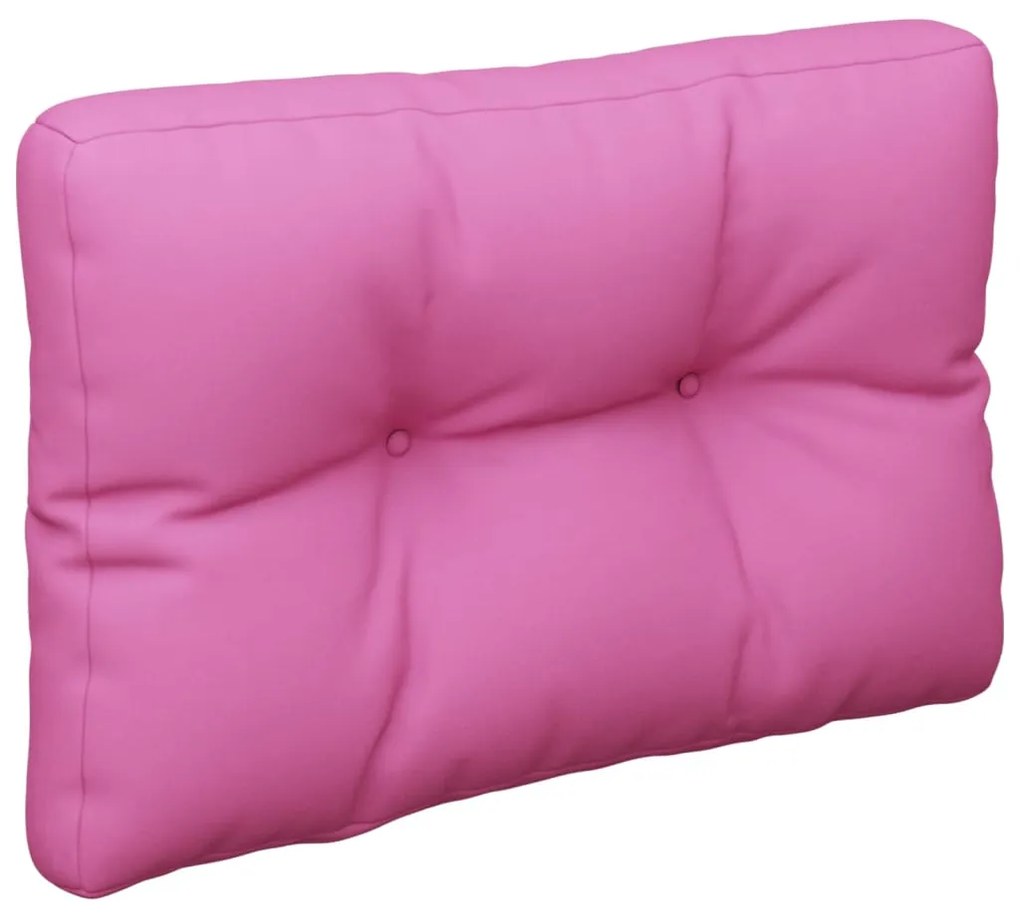 vidaXL Μαξιλάρι Παλέτας Ροζ 50 x 40 x 12 εκ. Υφασμάτινο