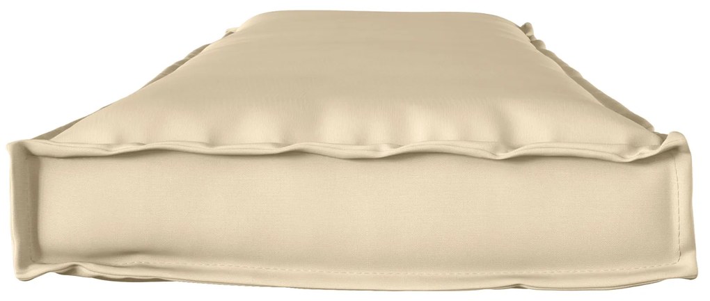 vidaXL Μαξιλάρι για Παγκάκι Μπεζ 140 x 40 x 8 cm από Ύφασμα Oxford