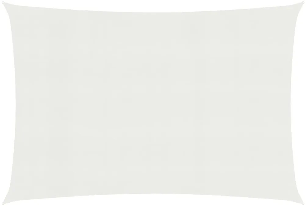 vidaXL Πανί Σκίασης Λευκό 5 x 7 μ. από HDPE 160 γρ/μ²