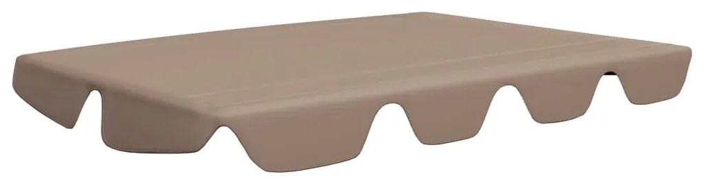 vidaXL Πανί Ανταλλακτικό για Κούνια Κήπου Taupe 150/130 x 70/105 εκ.