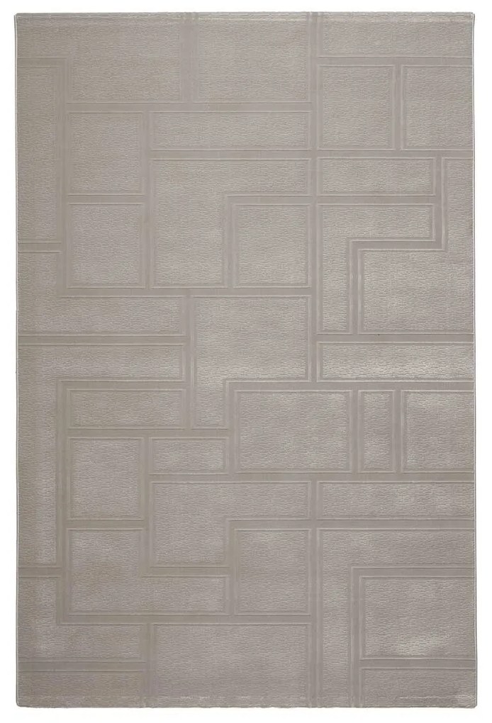 Χαλί (133x190) Βιοκαρπέτ Cezar 16615/G01 L Grey