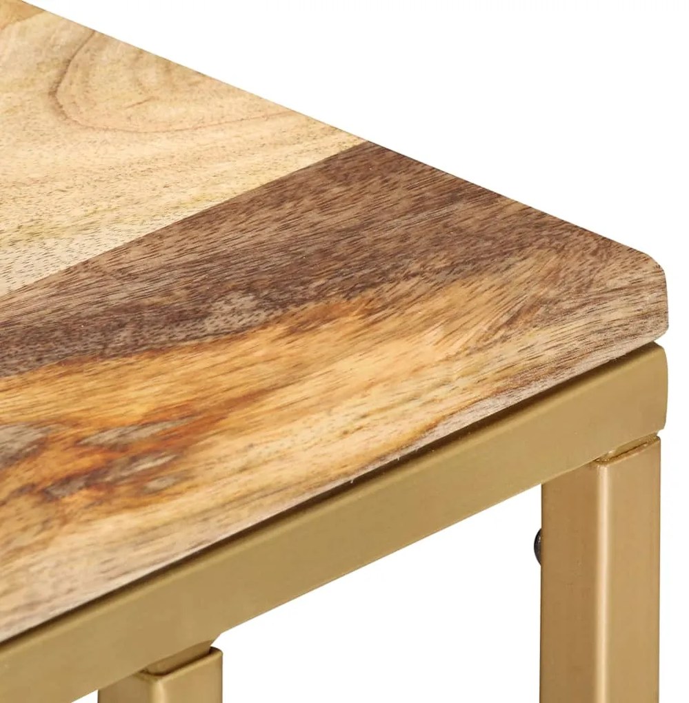 vidaXL Βοηθητικό Τραπέζι 35x45x65 εκ. από Μασίφ Ξύλο Μάνγκο
