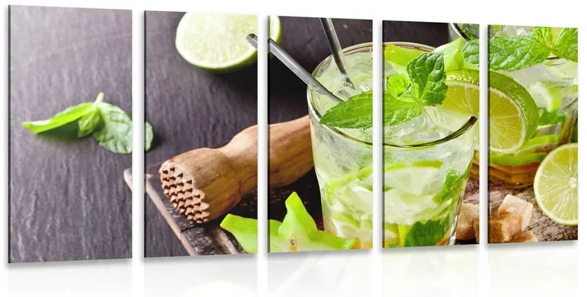 Εικόνα 5 μερών νόστιμο Mojito - 200x100