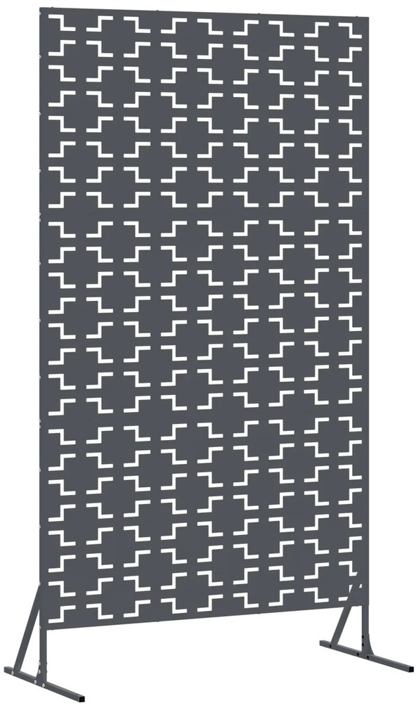 vidaXL Πανοραμική Οθόνη σε Ανθρακί, 100x50x180 εκ., Φτιαγμένη από Ατσάλι