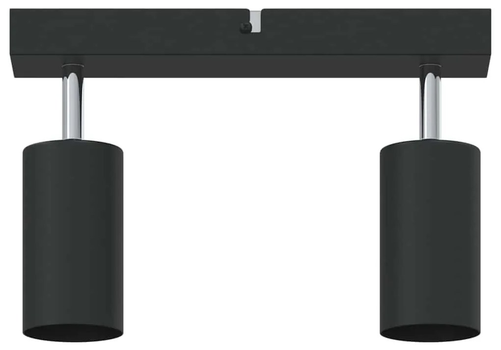 vidaXL Σποτ οροφής Μαύρο 26 x 5.5 x 16.5 εκ Ατσάλι