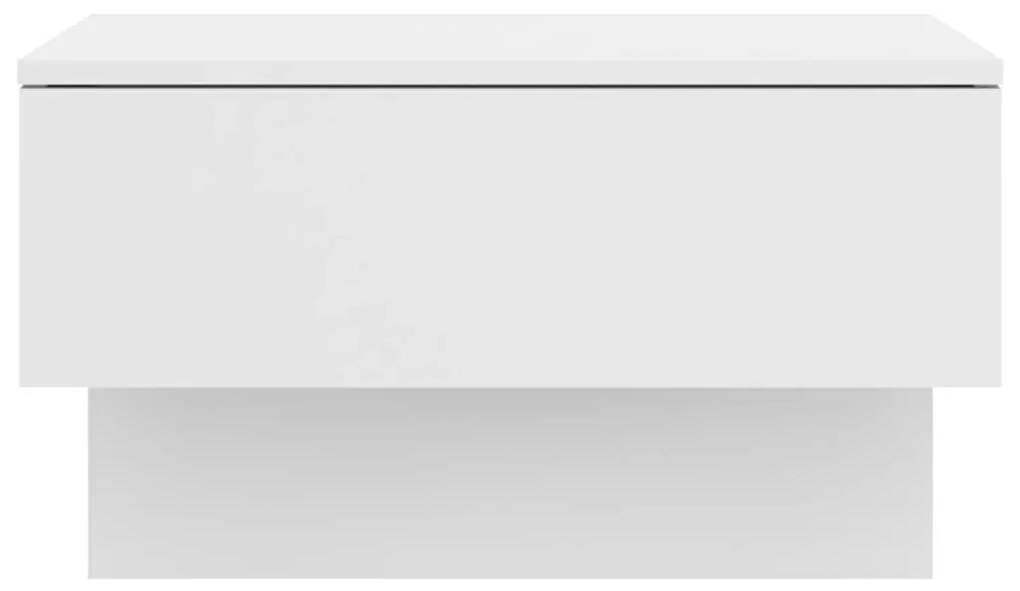 vidaXL Κομοδίνο Επιτοίχιο Λευκό
