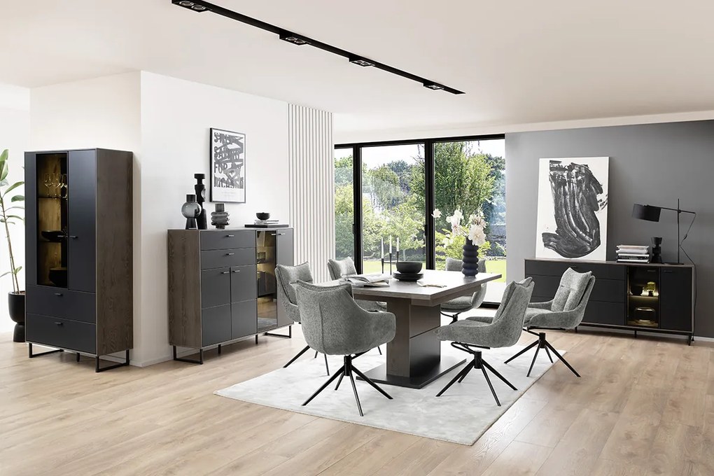 Tibet Τράπεζι Μασίφ Ακακία Σκούρο Καφέ 180x100x77