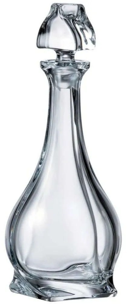 Καράφα Κρασιού Quadro CTB00302600 850ml Clear Από Κρύσταλλο Βοημίας Crystal