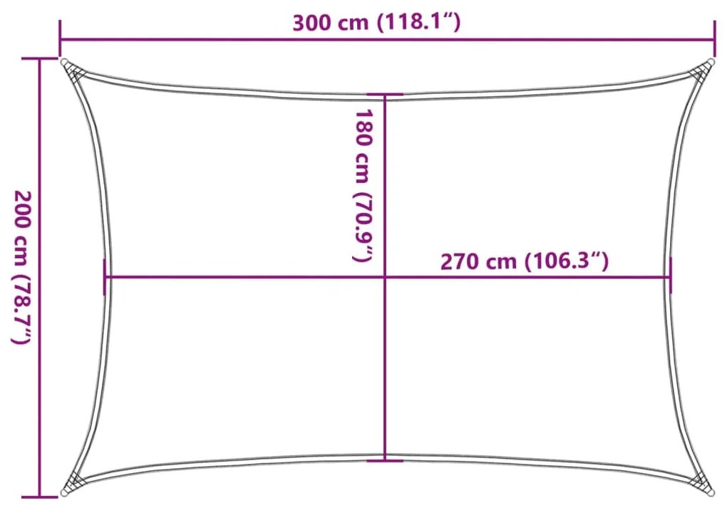 ΠΑΝΙ ΣΚΙΑΣΗΣ ΜΠΛΕ 2 X 3 Μ. 160 ΓΡ./Μ² ΑΠΟ HDPE 311502