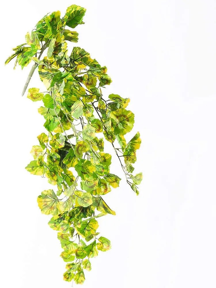 Τεχνητό Κρεμαστό Γεράνι 9651-7 90cm Green Supergreens Polyethylene