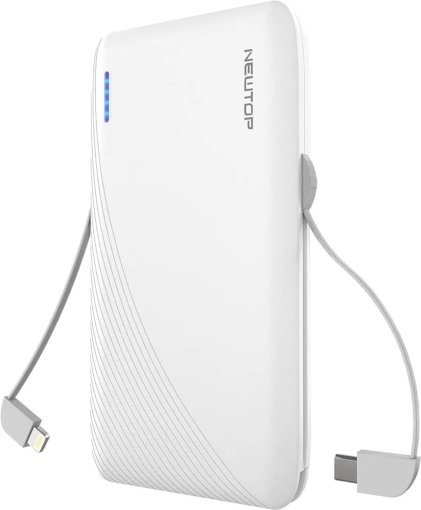 NEWTOP Powerbank PB08 8000mAh σε ΛΕΥΚΟ Χρώμα