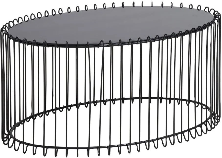 Τραπεζάκι σαλονιού Temporal Oval-Mauro