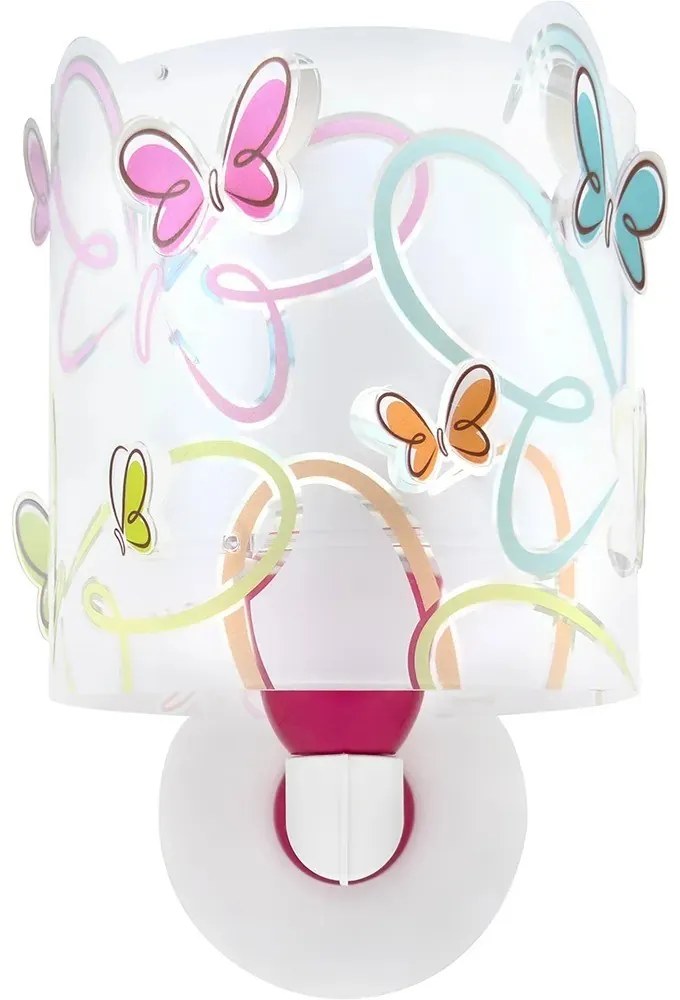 Φωτιστικό Τοίχου Παιδικό Butterfly 62149 E27 15x24cm Multi Ango