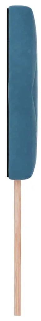 vidaXL Βελούδινο Κεφαλάρι Argyle Σκούρο Μπλε 100 cm Βελούδο