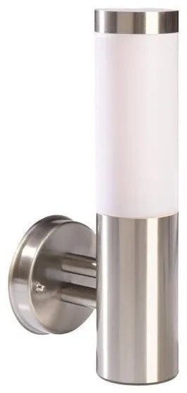 Απλίκα Τοίχου Inox E27 IP44 12W XIOS 154-56021 Eurolamp-154-56021-Inox 154-56021