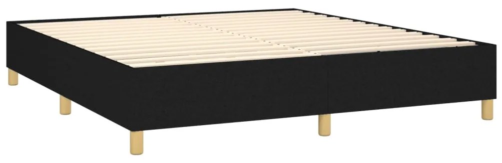 ΚΡΕΒΑΤΙ BOXSPRING ΜΕ ΣΤΡΩΜΑ ΜΑΥΡΟ 180X200 ΕΚ. ΥΦΑΣΜΑΤΙΝΟ 3132251