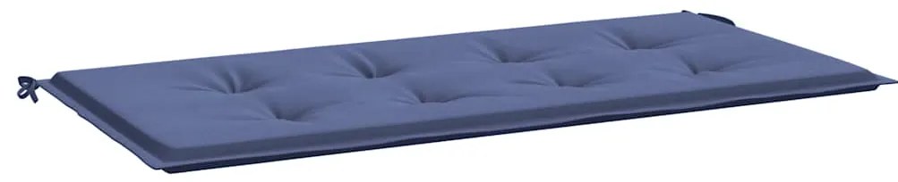 vidaXL αξιλάρι Πάγκου Κήπου Ναυτικό Μπλε 120x50x4 εκ. Ύφασμα Oxford