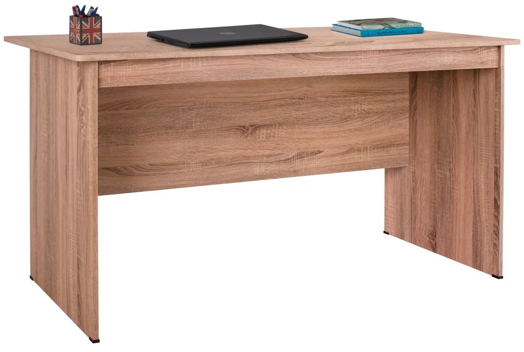 ΓΡΑΦΕΙΟ ΜΕΛΑΜΙΝΗΣ HAYDEN 120x71x74,5 HM2285.02 ΣΕ ΧΡΩΜΑ SONAMA