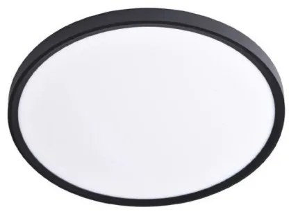 Πλαφονιέρα Φωτιστικό Οροφής LED 32W 3CCT Φ40cm InLight-42036-C-Black-Μαύρο 42036-C-Black