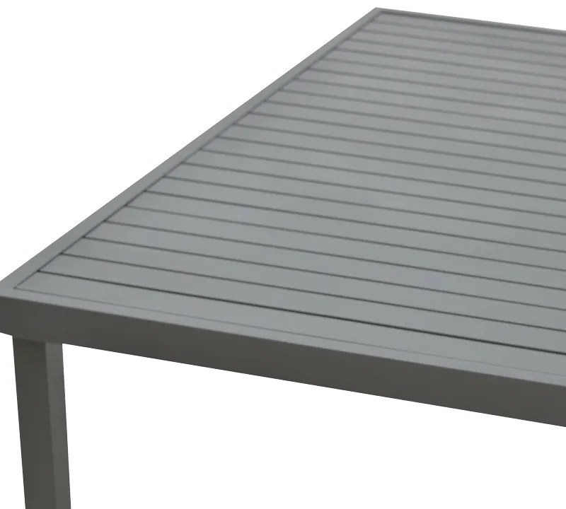 Τραπέζι Kliton  pakoworld αλουμινίου μαύρο 150x80x74εκ - 288-000007