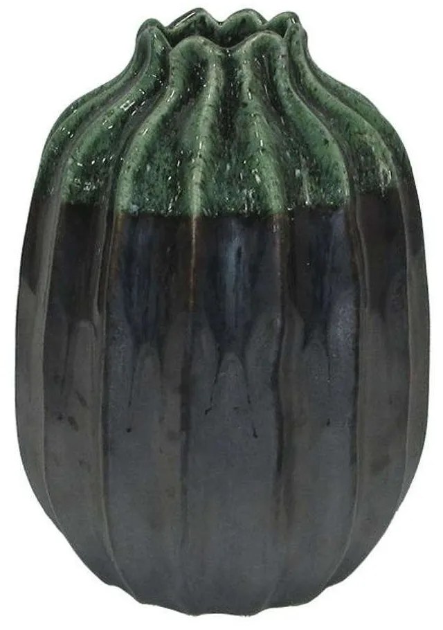 Βάζο Κεραμικό 003-223-090 18x18x37,5cm Grey-Green Ceramic