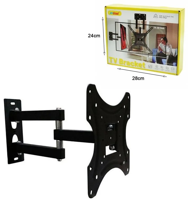 Andowl Q-L030 Βάση Τηλεόρασης Τοίχου έως 55" και 50kg 14-55Inch - TV Stand Wall Mount Bracket