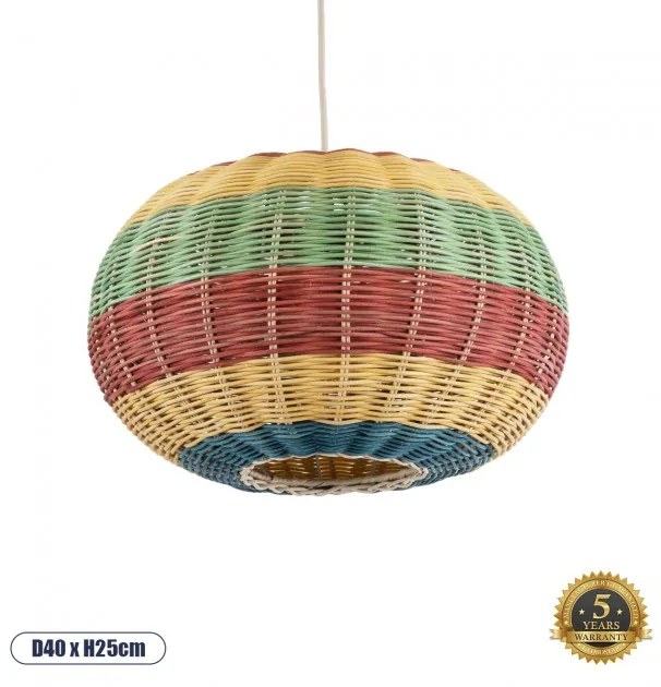 Boho Επιτραπέζιο Φωτιστικό Μονόφωτο 02055 GloboStar 02055 Πολύχρωμο