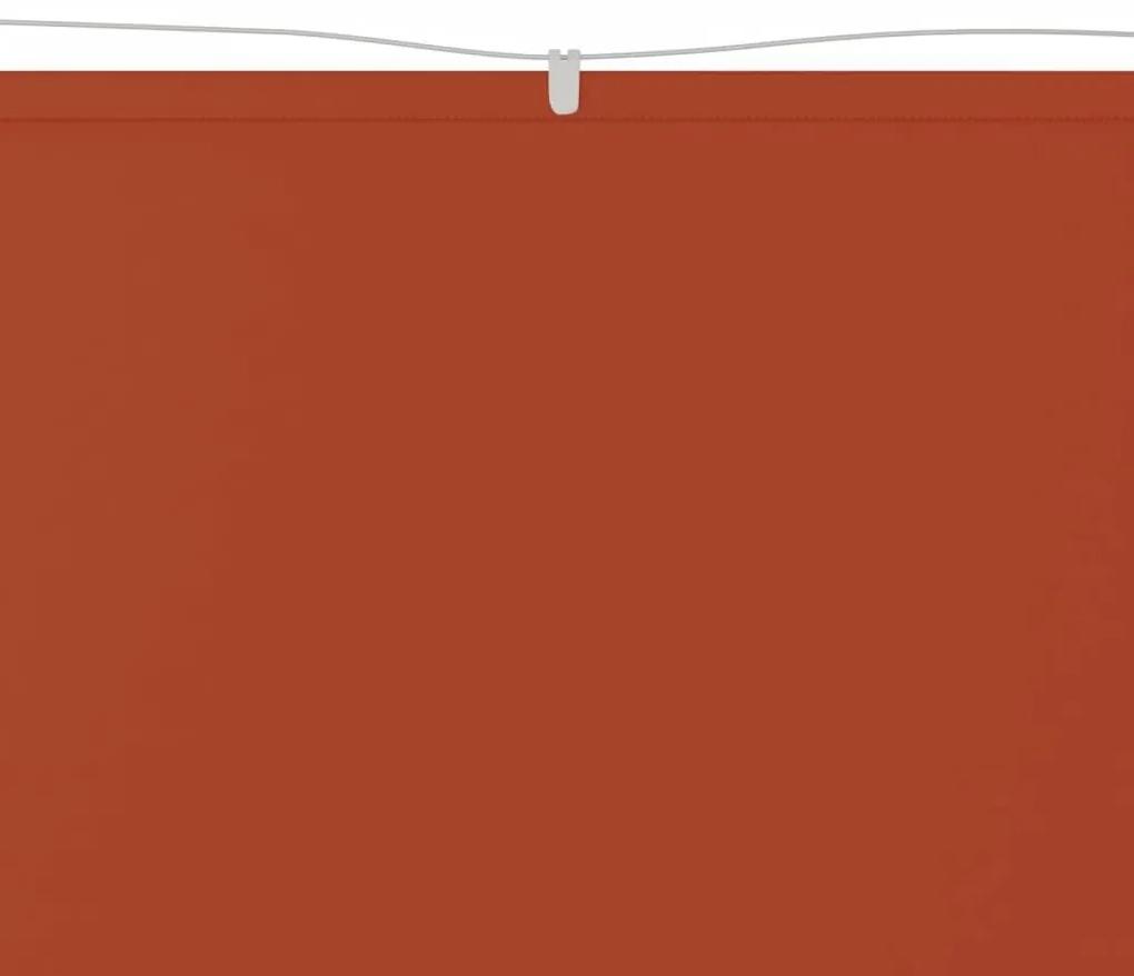 Τέντα Κάθετη Τερακότα 140 x 360 εκ. από Ύφασμα Oxford - Κόκκινο