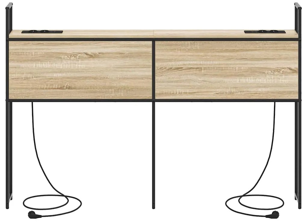 vidaXL Κεφαλάρι Αποθήκης Sonoma Δρυς 140 cm Επεξεργασμένο ξύλο