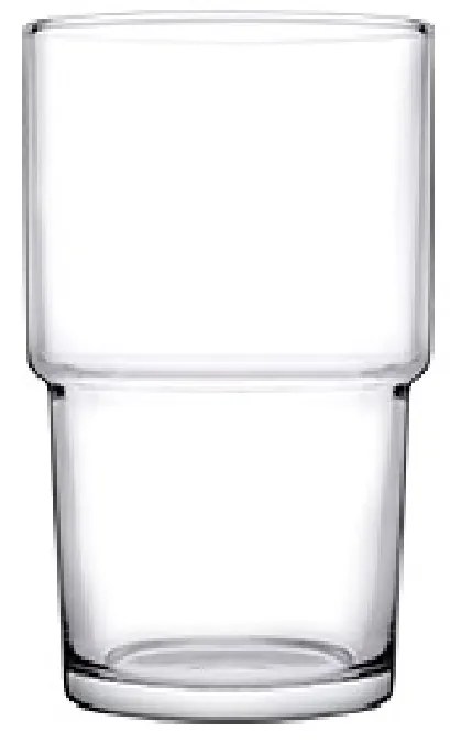 Ποτήρι Νερού Γυάλινο Διάφανο Hill ESPIEL 440ml-8x8x13,2εκ. SP420204K12