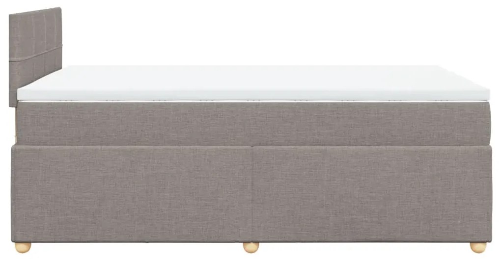 ΚΡΕΒΑΤΙ BOXSPRING ΜΕ ΣΤΡΩΜΑ TAUPE 120X190 ΕΚ. ΥΦΑΣΜΑΤΙΝΟ 3286623