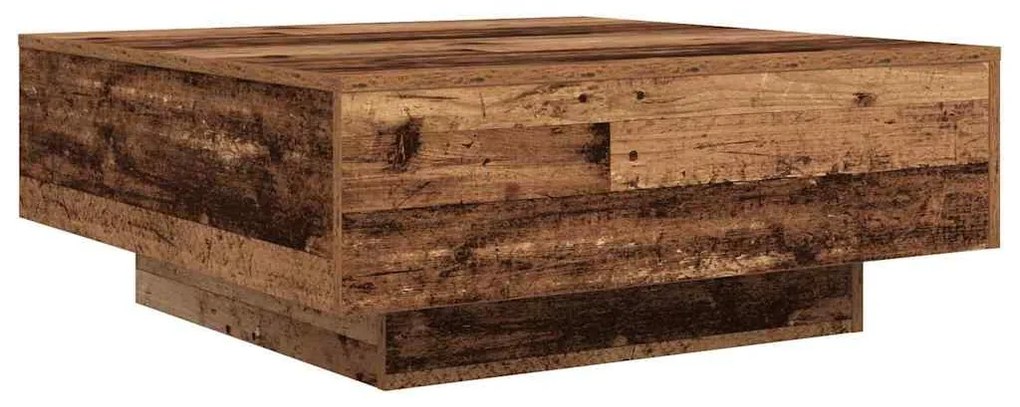 vidaXL Τραπεζάκι σαλονιού Παλιό Ξύλο και Μπλε 80 x 80 x 31 cm