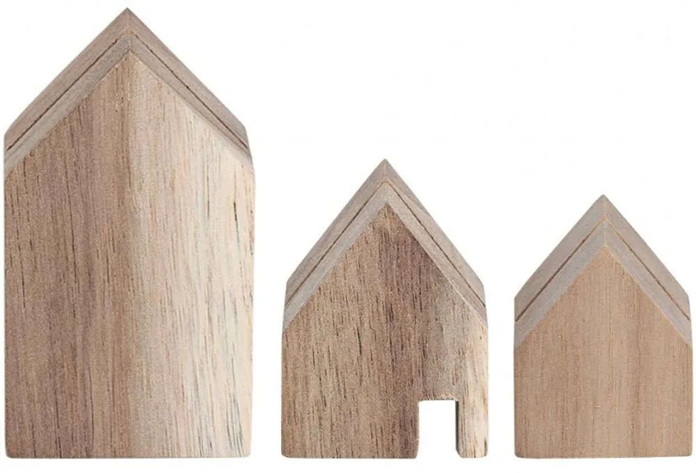 Βάση Καρτών Household (Σετ 3Τμχ) RD0016585 3x3x3/3,5x3x4,4/4,5x3x7,6cm Natural Raeder