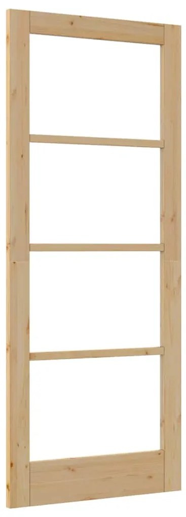 vidaXL Εσωτερική Πόρτα με Γυαλί ORKDAL Καφέ 83 x 202 εκ.