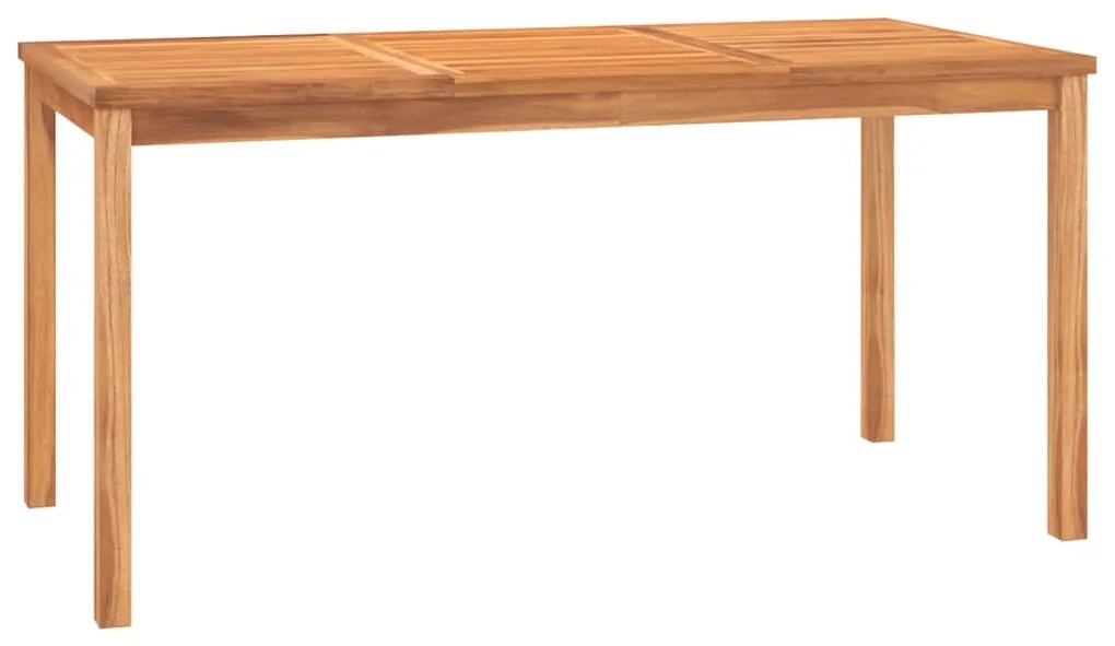 vidaXL Σετ Τραπεζαρίας Κήπου 7 Τεμαχίων από Μασίφ Ξύλο Teak