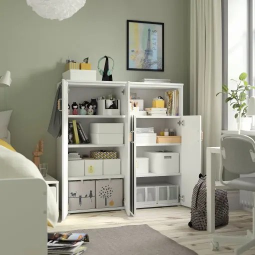 SMASTAD/PLATSA σύνθεση αποθήκευσης με 3 συρτάρια, 120x42x123 cm 695.499.83