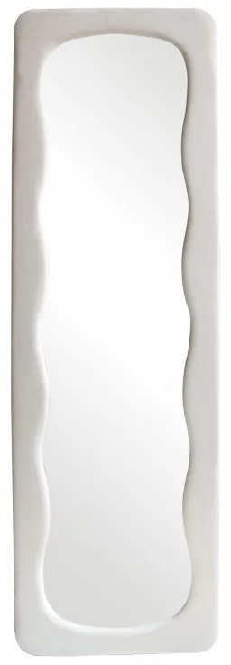 Intrahome Καθρέπτης Lezour Intrahome βελούδο σε λευκή απόχρωση 50x5x170εκ | SKU: INTRAPA-344111155